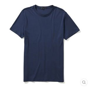 Robert Barakett Blue Night Navy Short Sleeve Pima Cotton T-shirt M